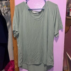 Women’s sage green t